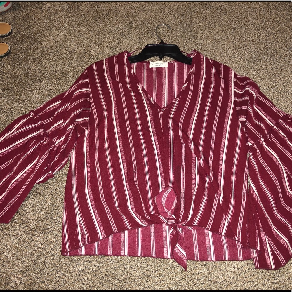 3/$25 ⭐️ Maroon Crop Top